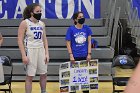 Mikayla Pucci 1000th  Wheaton College women's basketball’s Mikayla Pucci is honored after scoring her 1000th career point. - Photo By: KEITH NORDSTROM : Wheaton, basketball, Mikayla Pucci, 1000th